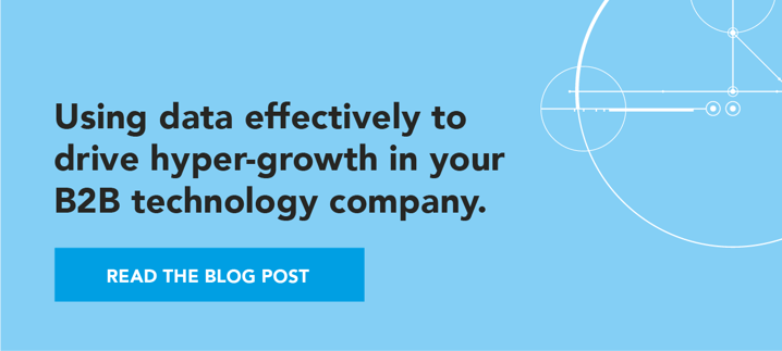 Using data effectively to drive hyper-growth in your B2B technology company